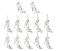 DEARMAMY 12 pièces Décorations Suspendues de Fête Talons Hauts pour Mariage Anniversaire Noël avec Boucle de Suspension Facile à Accrocher