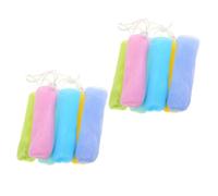 DEARMAMY 12 Pièces En Filet De Moussant Pochette à Pour La Pochette De Luffa D'argent Acide Distributeur De Barre De Luffa Réseau Pe