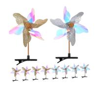 DEARMAMY 12 Pièces épingle à cheveux moulin à vent pendant la nuit Accessoire en forme de mignon agrafe fille hairpin hair clip paillettes pour les cheveux barrettes pour cheveux fins Métal