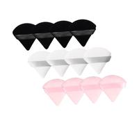 DEARMAMY 12 Pièces Poudre En Poudre En Poudre En Poudre Houppette Beauté Applicateur De Maquillage Chou à De Fond De Teint Houppette Femme Tampon De Maquillage Souple Éponge