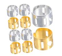 DEARMAMY 120 Pièces Hair For Braids Lightweight And Heart Hollow Braid Rings Secure And Stylish Dreadlock Accessories For Womens Street Party Hairstyles