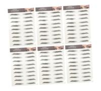 DEARMAMY 12pièces Autocollants Pour Sourcils De Sourcils Artificiels Lot De Imperméables Effet Cheveux Naturels