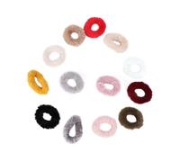 DEARMAMY 13pièces Élastiques à Cheveux Peluche Lot Pour Queue De Cheval Élastique Extensible Corde à Cheveux Pour Femmes Et Filles