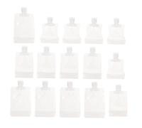 DEARMAMY 15 Pièces à lotion sacs liquide Pochettes de voyage pour lotion Dispensateurs de lotion portables sous- de lotion pochettes de rangement Animal de compagnie d'Asie blanche