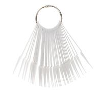 DEARMAMY 150pièces Bâtonnets Échantillons De Vernis à Ongles Éventail Conseils Pour Pratique Des Ongles Conseils Pour Échantillons Pour Affichage Des