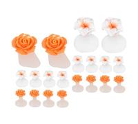 DEARMAMY 16 Pièces diviseur d'orteil incarné épandeurs Clous petit doigt taille séparateur d'orteils manucure entretoises d'orteil de pédicure fournitures Gel de silice