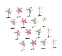 DEARMAMY 16pièces Lot De Barrettes à Cheveux Moulin à Vent Accessoires Décorations Pour Filles Paillettes Pour Cheveux Garçon Fille