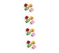 DEARMAMY 16pièces Pouch Forme De Fruits Peluche Porte- Triangle Pastèque Fruit Dragon pour Shopping Et Sorties