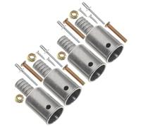 DEARMAMY 1ensemble Adaptateur de Manche de Balai Métallique Fileté pour Rallonge Kit de Réparation Robuste pour Manche de Balai et Vadrouille Fixation Stable pour Usage Ménager et