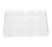 DEARMAMY 1ensemble Boîte De Présentation Acrylique Transparente Pour Pierres Précieuses Boîte De Rangement Avec Couvercle Pour Bijoux Organisateur De Gemmes Et Anneaux Pour Expositions Et Magasins
