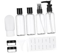 DEARMAMY 1Ensemble Bouteilles De Toilette Rechargeables Pour Voyage Kit De Conteneurs Pratiques Transparent Bouteilles De Shampoing Et Flacons Pulvérisateurs