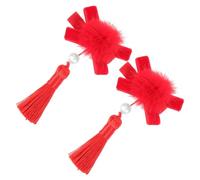 DEARMAMY 1Paire Accessoires Chinois Traditionnels Pour Pompons Épingles à Vintage Pour Hanfu Et Costumes Ancien