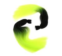 DEARMAMY 1Paire Of Gradient Ponytail Braids For Helmet Decoration Easy Adhesive Suction Cup Design Fashionable And Durable For Vintage And Scorpion Helmets
