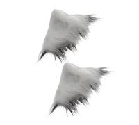 DEARMAMY 1paire Pince à Cheveux Cosplay Oreilles Animal Fluffy Accessoire Décoratif Pour Fête Et Photographie Pour Halloween Et Déguisements
