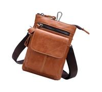 DEARMAMY 1pc Banane Ceinture Homme Portefeuille De Téléphone Portable pour Hommes Polochon Messager Portefeuille Zippé Homme Mini De Taille pour Hommes Brown