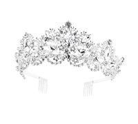 DEARMAMY 1Pièce Couronne De Baroque Accessoire Pour Mariage Et Fête Diadème Décoratif Pour Robe Célébrations