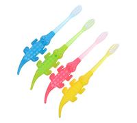 DEARMAMY 2 Ensembles Brosse À Dents Pour Enfants En Bas Âge Poil Filles En Forme De Oral Brosses À Dents Bulle Copain Bonjour Brosse De Nettoyage Des Dents Pp 8 Pièces * 2