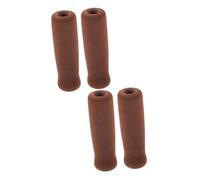 DEARMAMY 2 Ensembles Couvercle De Poignée De Béquille Envelopper Rembourré Mousse Poignées Accessoires De Béquille Sous Les Bras Rembourrage Éponge Brown 2 Pièces * 2