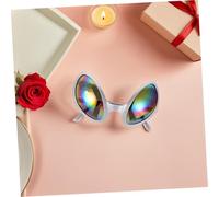 DEARMAMY 2 Ensembles Glitter Head Boppers And Costume Glasses Space Theme Accessories For Halloween Cosplay Parties