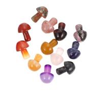 DEARMAMY 2 Ensembles Ornement De Champignon En Cristal Mini Champignon Décorations Tout Petit Mushroom Décoratif Champignon D'aquarium Orner Métier De Champignon De Cristal 12 Pièces * 2