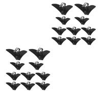 DEARMAMY 2 Ensembles Pinces À Cravate Costume De Cupidon Homme Cas De Tombola L'arc De Cupidon Bandeau Spa Clip De Cravate De Grille Traversin Cupidon De Luxe Plastique Black 10 Pièces * 2