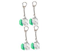 DEARMAMY 2 Ensembles Porte-clés Porte-clés Extracteur Porte-clés Clavier Anneaux Claviers Dissolvant De Touche De Clavier Touches Personnalisées S'agiter Métal Green 2 Pièces * 2