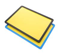 DEARMAMY 2 Ensembles Présentoir D'étiquettes de Prix en Plastique Pvc Compatible Papier A4 Installation Facile pour Supermarchés Design Horizontal et Vertical