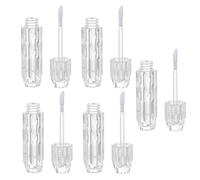 DEARMAMY 2 Ensembles Tube Vide De Brillant À Lèvres Brillant À Lèvres Pour Enfants Tube De Rouge À Lèvres Bouteille De Rouge À Lèvres Plastique Transparent 5 Pièces * 2