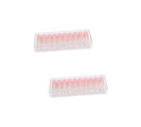 DEARMAMY 2 Ensembles Tubes À Vides Lot Pour Diy Contenants Cosmétiques Pratiques Et Élégants Idéaux Pour Gloss Gels À Mat 10 Pièces * 2