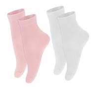 DEARMAMY 2 Paires Chaussettes Indéchirables Traitement Talons Large Réparation Chaussettes De Pied Hydratantes Pendant La Nuit Fissuré Pour Chaussettes Femmes Thérapie Blanche Gel