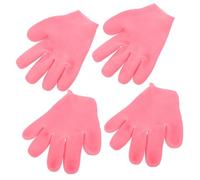 DEARMAMY 2 Paires hydratants pour les femmes soyeux adultes pour hydrater les mains pendant la nuit de la main hydratants Gel de silice rose