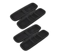 DEARMAMY 2 Pièces Boîte à Brosse à Dents Électrique Lecteur De DVD Externe Démarreur Portable Protecteur De Brosse à Dents Étui pour Appareil Photo pour Enfants Étui De Voyage Eva Black