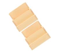 DEARMAMY 2 Pièces Boîte de Rangement Bois pour Fraises de Ponçage Manucure Support Pratique Double pour Accessoires de Salon Organisateur Compact pour Outils de Manucure