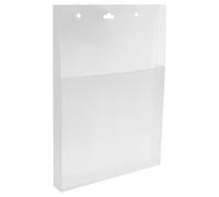 DEARMAMY 2 pièces Boîte Rangement Murale Suspendue Organisateur Dossiers et Courrier Léger et Résistant Pochette de Stockage Documents pour Bureau et Maison