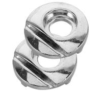 DEARMAMY 2 Pièces Boucle de Sangle de Patin, Ajusteur de Sangle en Alliage D'aluminium Argenté, pour Roller Skates, Structure Robuste, Stabilité Renforcée, Confort Amélioré, Garçon