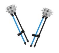 DEARMAMY 2 Pièces Bouton-poussoir Double pour Toilettes Système de Chasse Réglable, Compatible Réservoir, en Abs Solide, Design Moderne et Adapté pour Maison et Hôtels