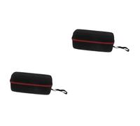 DEARMAMY 2 Pièces Cas de Rasoir Protecteur étui de Transport pour Rasoir de Voyage sécurité Petit Portable étui de Transport pour Rasoir pour Voyager étui de Protection pour Rasoir Eva Noir