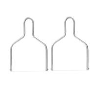DEARMAMY 2 pièces Coupe-fil à Fromage Acier Inoxydable Trancheur Pratique pour Foie Gras et Beurre Diviseur de Fromage Léger et Compact pour Cuisine Familiale et Professionnelle