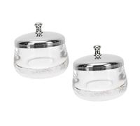 DEARMAMY 2 Pièces Coupes pour Liquide de Lot de Pratiques et Élégantes pour Mélange de Vernis à Ongles et Nettoyage Outils de Nail Art Design et Base Épaisse pour Stabilité Optimale