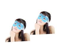 DEARMAMY 2 Pièces des lunettes de yeux secs refroidissement cache-oeil de glace bouffi œil Dormir compresse oeillère relaxante masque de glace pour les yeux Blue