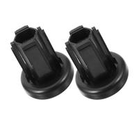 DEARMAMY 2 Pièces Embout de Tige de Hockey en ABS Noir, Tube Stable | Couvre Extrémité, Installation Simple, Ajoute Soutien et Équilibre, Accessoire pour Crosse de Hockey