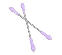 DEARMAMY 2 pièces Épilateur Facial à Ressort Acier Inoxydable Outil de Beauté Portable pour Épilation des Poils Visage Pratique Couleur Aléatoire Couleur Aléatoire