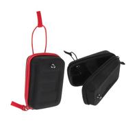 DEARMAMY 2 Pièces Étui de Transport pour Télémètre de Golf EVA Noir, Grand | Boîtier Rigide Léger, Usage Voyage et Extérieur, Poche Multifonction pour Petits Objets, Style Sobre