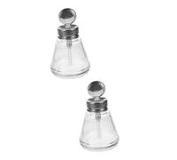 DEARMAMY 2 Pièces flacon souple dissolvant vernis Se maquiller Clous pompe distributeur bouteille pousser vers le bas distributeur de démaquillant Un verre