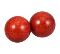 DEARMAMY 2 Pièces Handball De Remise En Forme Balle à La Main Boules De Baoding Boules Chinoises Baule D'entraînement Réflexe Boules De Main Chinoises Exercice De Balle Bois