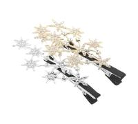 DEARMAMY 2 Pièces Hingestone en épingle à cheveux d'étoile à cinq points pince à cheveux étoile strass accessoires de cheveux de luxe femmes épingles à cheveux étoiles alliage