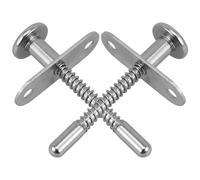 DEARMAMY 2 pièces Loquet à Ressort pour Lit Verrouillage Robuste Goupille de Fixation pour Meubles et Cages Installation Facile et Résistance à Usure