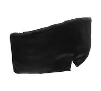 DEARMAMY 2 pièces Masque de Sommeil Soie Artificielle Noir Effet Rafraîchissant Couvre-yeux Intégral Bloqueur de Lumière pour Voyage et Sieste