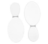 DEARMAMY 2 Pièces Nano Glass Foot File For Hard Skin Removal Portable Pedicure Tool For Cracked Heels And Dry Skin Nano Foot Care Exfoliator Home And Travel