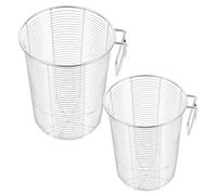 DEARMAMY 2 Pièces Panier à Couverts Acier Inoxydable avec Drainage Rapide Porte-baguettes et Support Cuillères pour Lave-vaisselle Organisateur de Cuisine avec Compartiments Petit et Grand